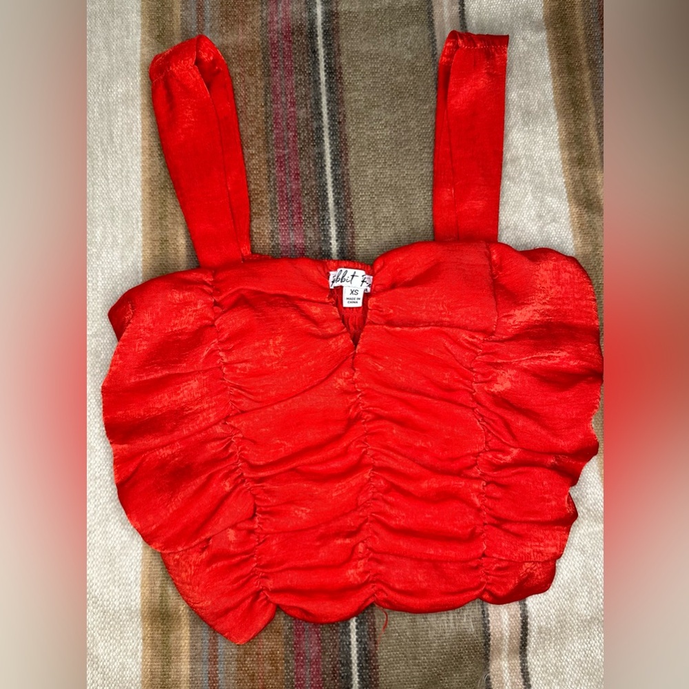 Rabbit Rose red tank top
